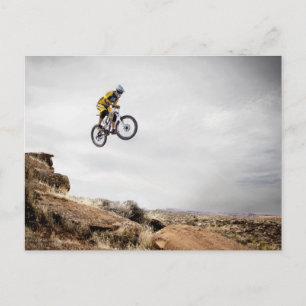 Carte postale de cycliste BMX