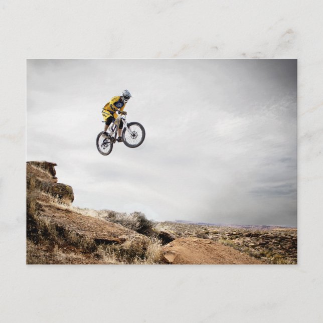 Carte postale de cycliste BMX (Devant)
