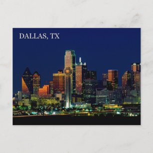 Carte postale de Dallas, Texas