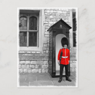 Carte postale de défilé de soldat de Londres