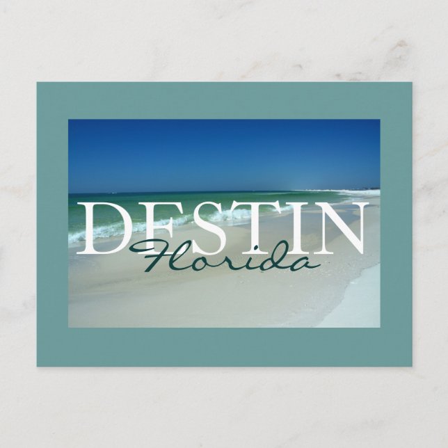 Carte postale de Destin, Floride emmêlée (Devant)