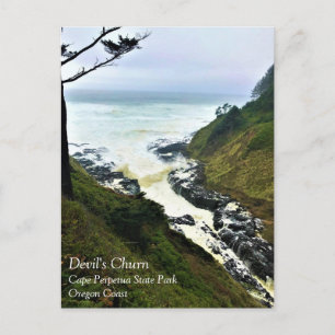 Carte postale de Devil's Churn, Cape Perpetua, côt