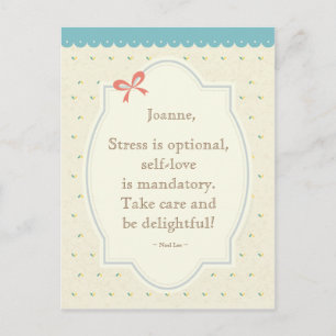 Carte postale de devis vintage - Gris