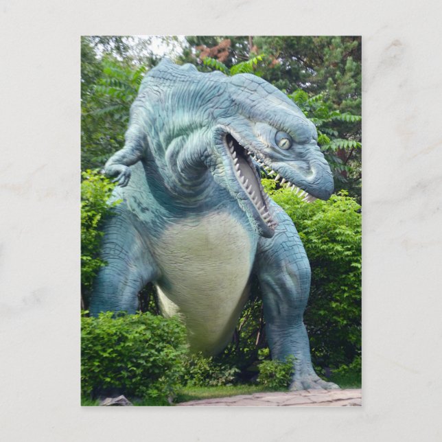 Carte postale de dinosaure prédateur (Devant)