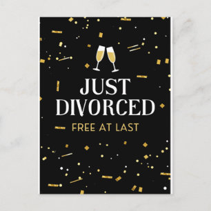 Carte postale de divorce