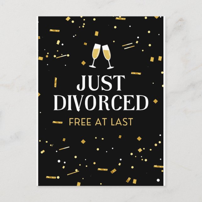 Carte postale de divorce (Devant)