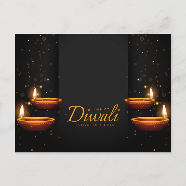Carte postale de Diwali (Devant)