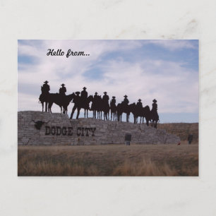 carte postale de dodge city kansas
