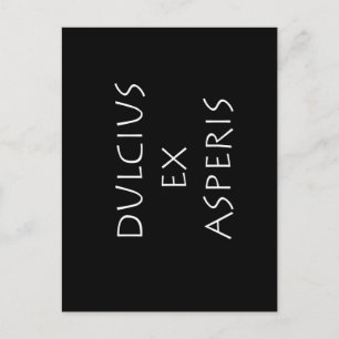 Carte Postale De doux après l'adversité