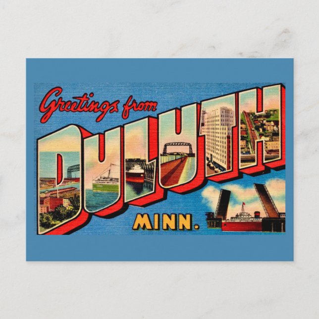 Carte postale de Duluth MI  (Devant)