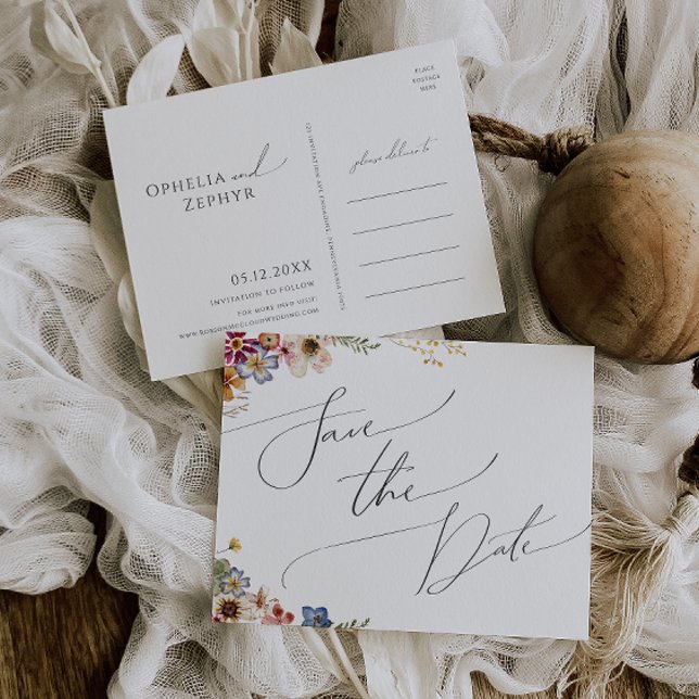 Carte Postale de Faire-Part de Mariage Jardin de F (Créateur téléchargé)