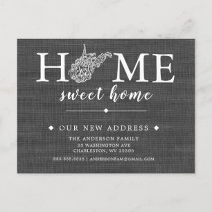 Carte postale de Faire-part mobile de l'État de VI