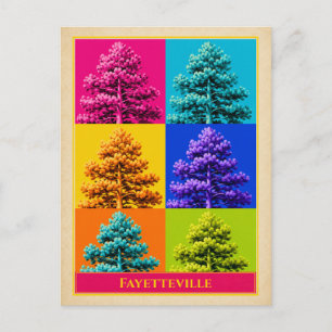 Carte postale de Fayetteville Arkansas Pin Sylvest