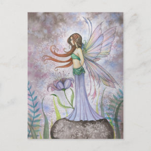 Carte Postale de Fée de Fantaisie Lily de Rêve