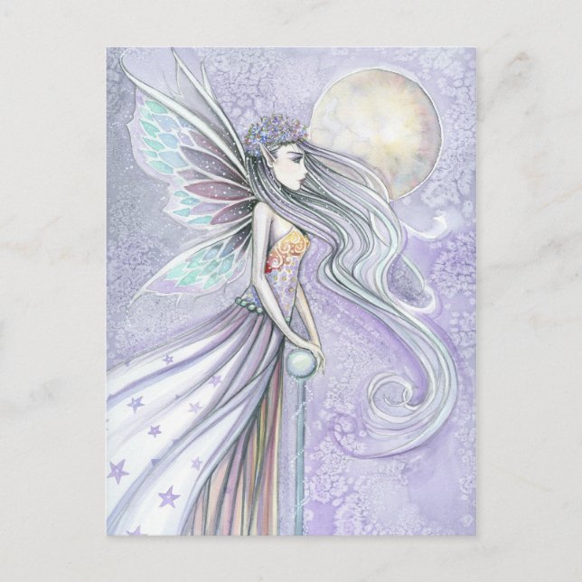 Carte postale de fée mystique par Molly Harrison (Devant)