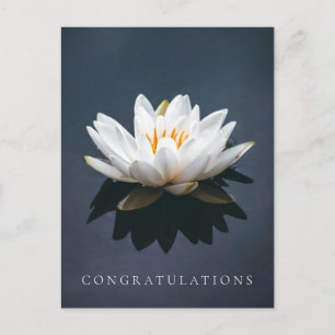 CARTE POSTALE DE FÉLICITATIONS : LOTUS POSTCARD