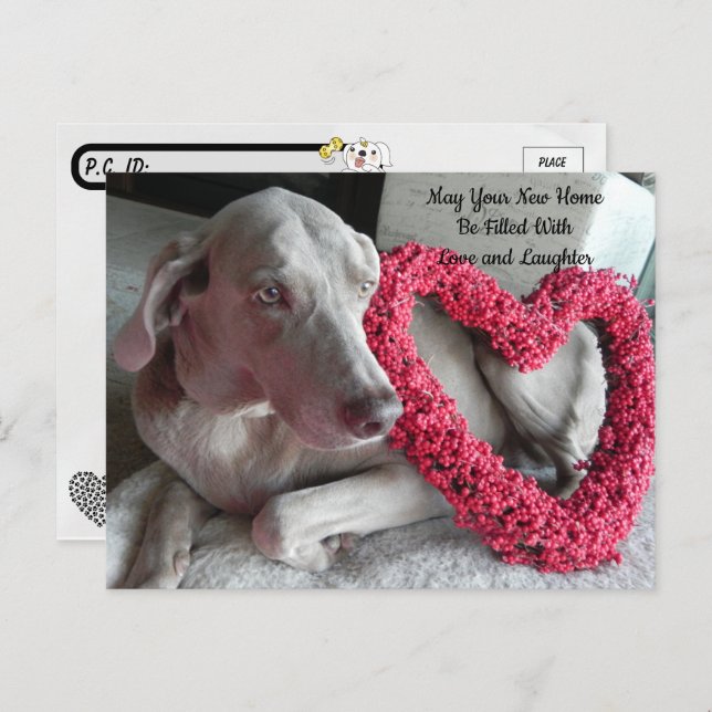 Carte postale de félicitations pour la nouvelle ma (Devant / Derrière)