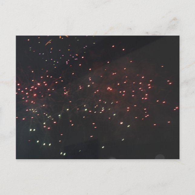 Carte postale de feu d'artifice (Devant)