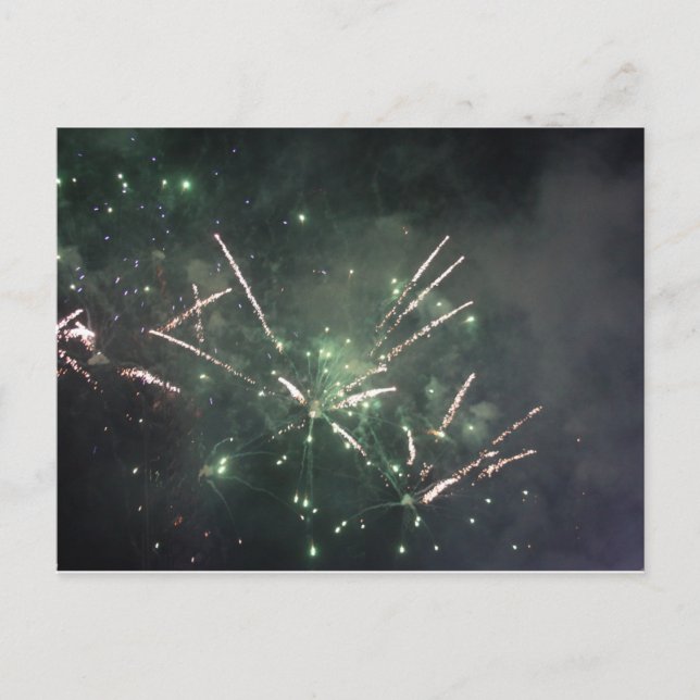 Carte postale de feux d'artifice (Devant)