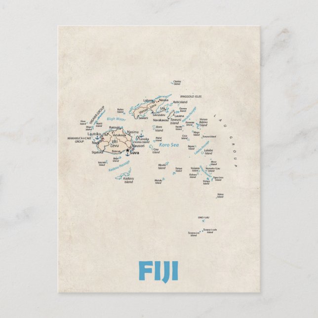 Carte postale de Fidji (Devant)