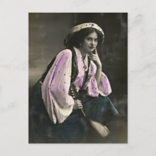 Carte postale de fille tzigane