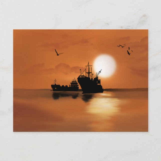 Carte postale de fin de journée (Devant)