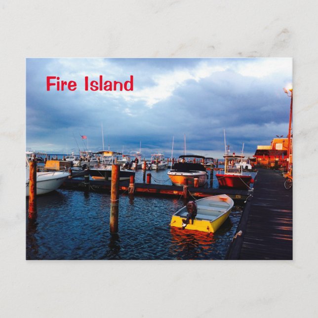 Carte postale de Fire Island (Devant)