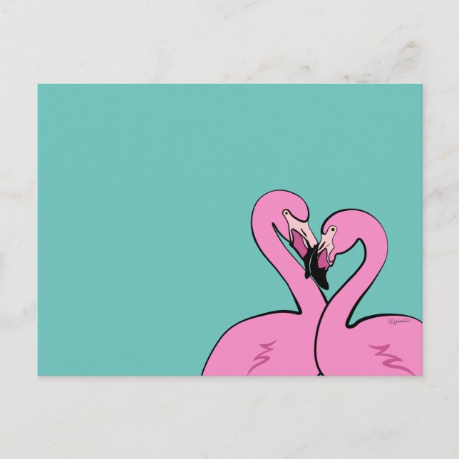 Carte postale de Flamingos (Devant)