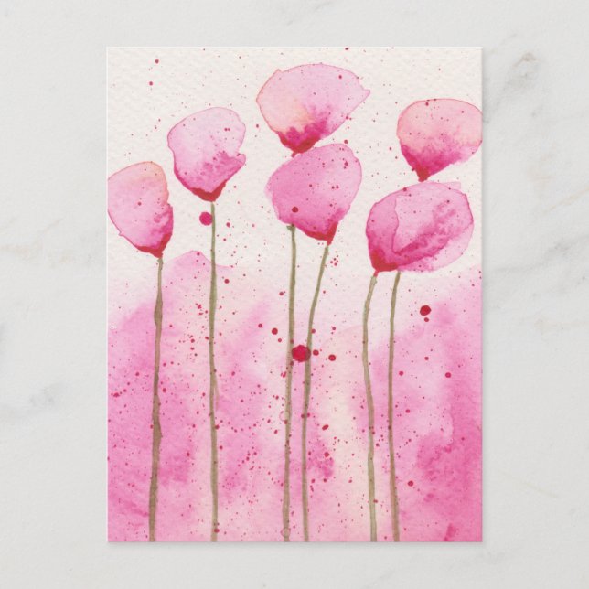 Carte postale de fleurs (Devant)