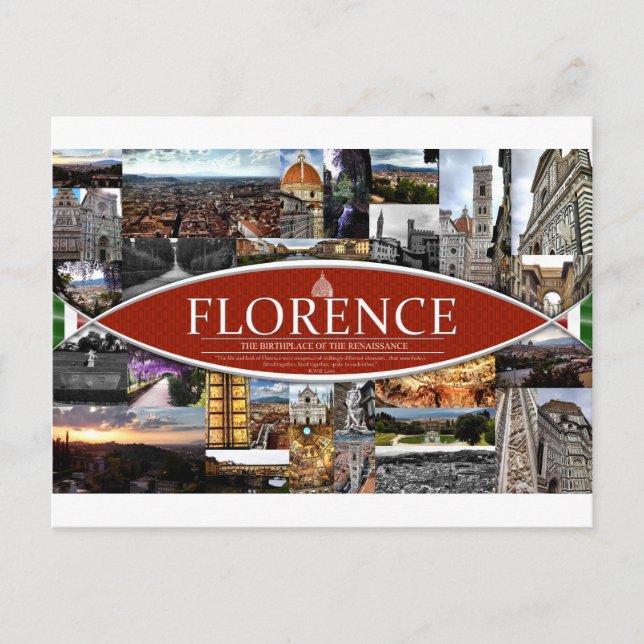 Carte postale de Florence (Devant)