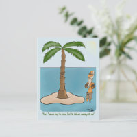 Carte postale de Funny Island Divorce