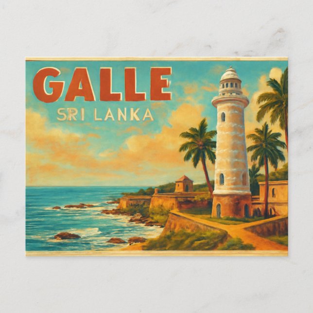 Carte postale de Galle Sri Lanka (Devant)