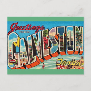 Carte postale de Galveston Texas