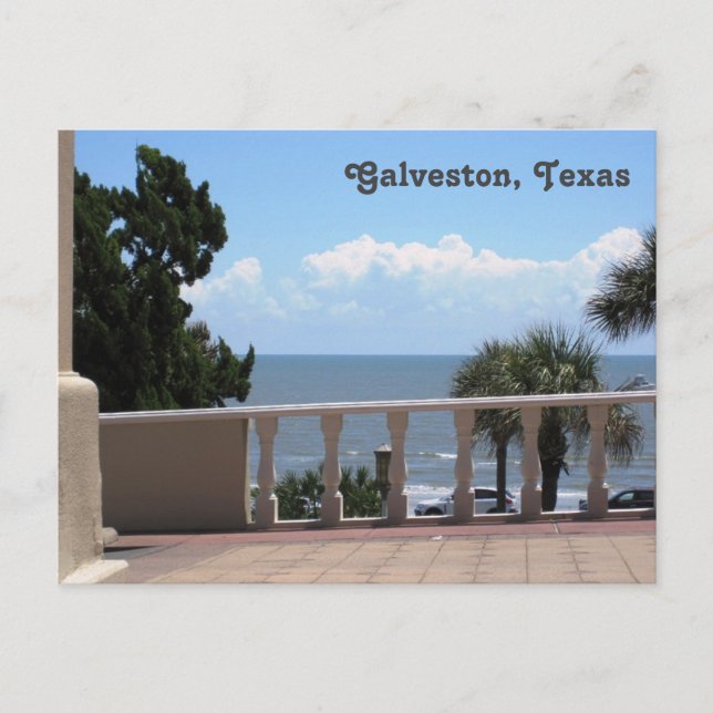 Carte postale de Galveston, Texas (Devant)