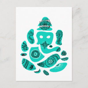 Carte postale de Ganesha Elephant India