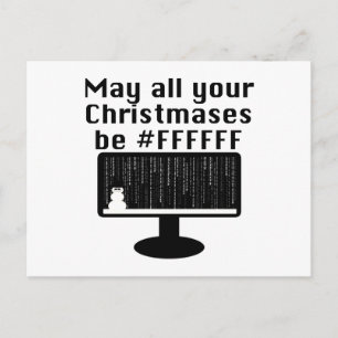 Carte postale de Geek Christmas