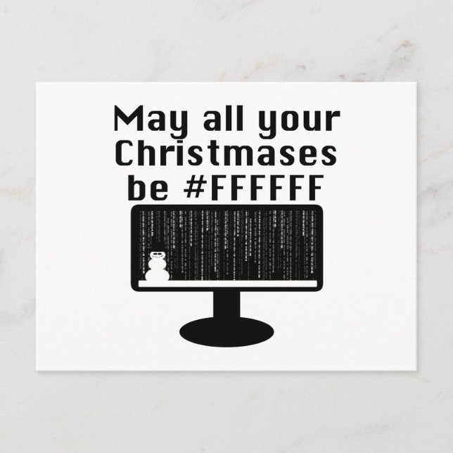 Carte postale de Geek Christmas (Devant)