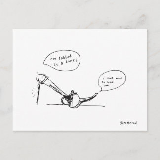 carte postale de génie