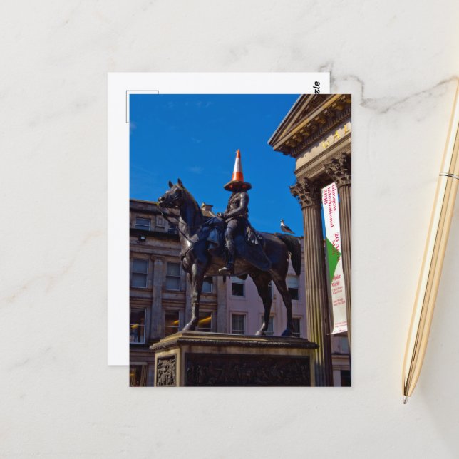 Carte postale de Glasgow (Devant/Arrière en situation)