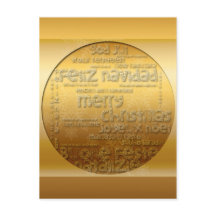 Carte postale de Golden International Christmas