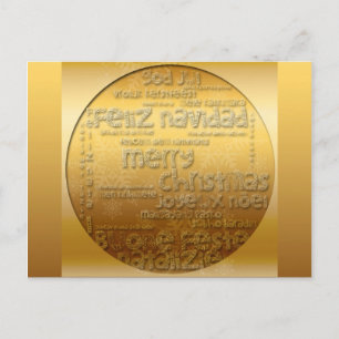 Carte postale de Golden International Christmas