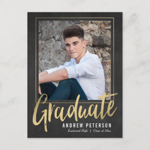 Carte postale de graduation de confiance