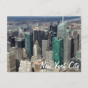 Carte postale de gratte-ciel de New York City