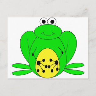 Carte postale de grenouille
