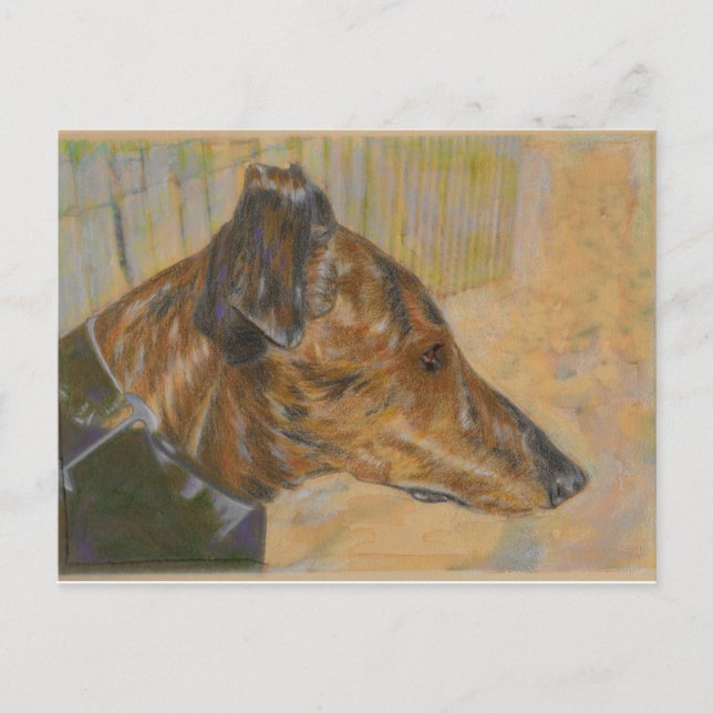 Carte postale de Greyhound Art (Devant)