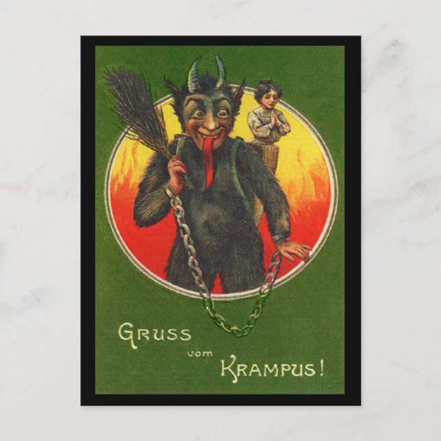 Carte postale de Gruss Vom Krampus (Devant)