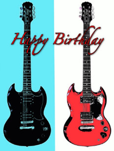 Invitations Faire Part Cartes Anniversaire Guitare Zazzle Fr