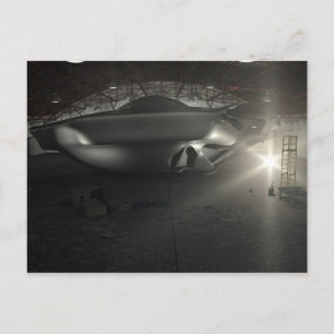 Carte postale de hangar d'UFO de Roswell