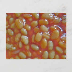 Carte postale de haricots cuits