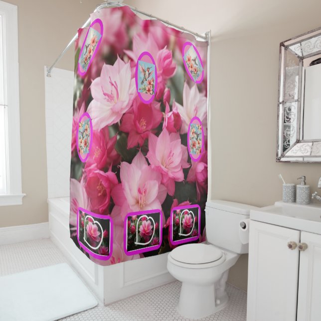 Carte postale de Hawaii Giant Flowers rideau de do (En situation)
